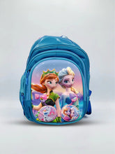 Frozen-Themed Blue Kids School Backpack – Waterproof Bag for Girls